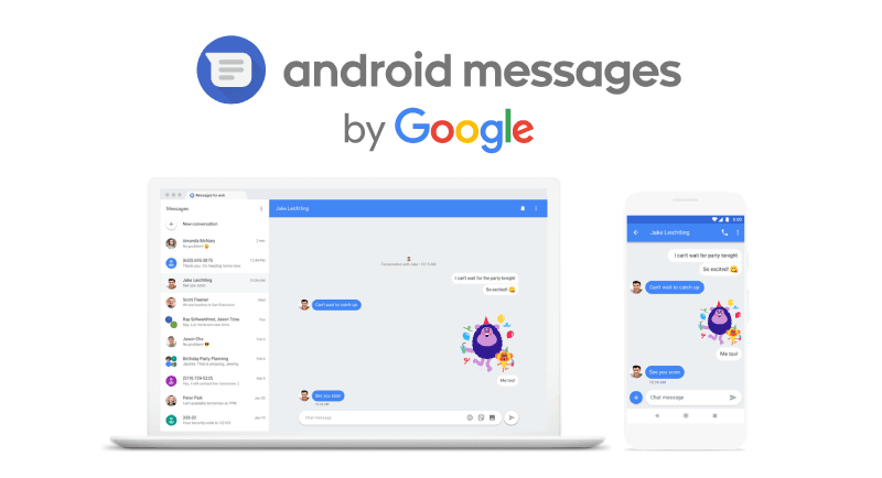 google android messages on pc